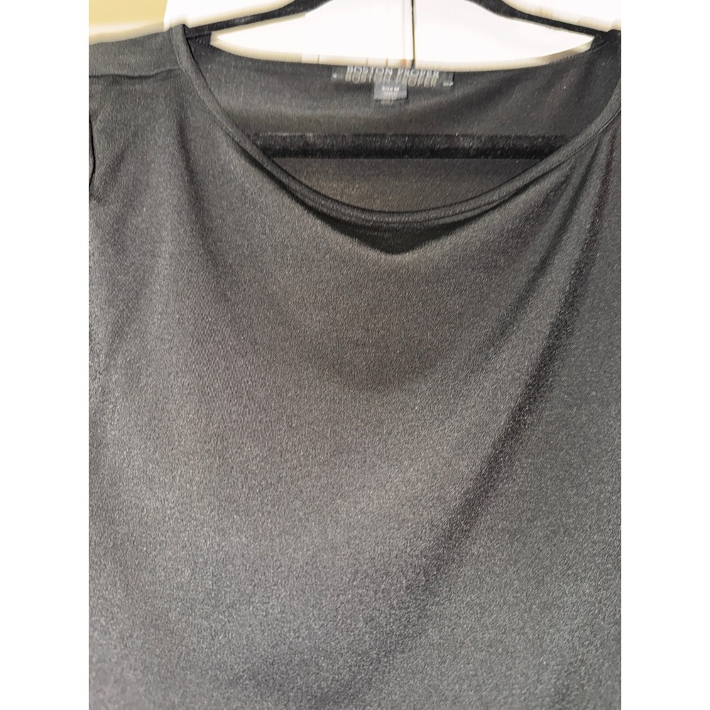 Boston Proper Black Embellished Cuff Long Sleeve‎ Top Party Blouse - Picture 8 of 8